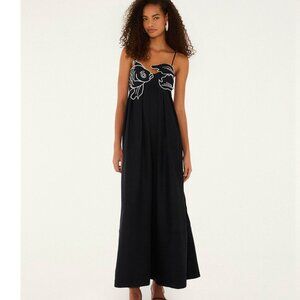 Farm Rio- black fish top lenzing maxi dress